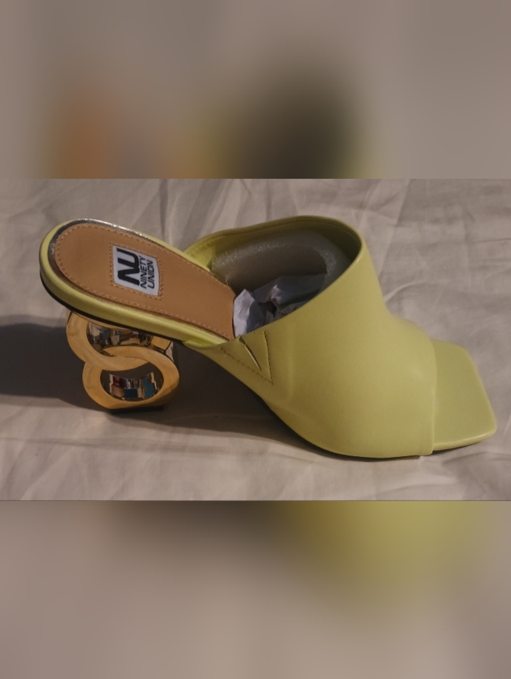 NWT Ninety Union Rumba Lime Green Sandals - Women's Size 9
